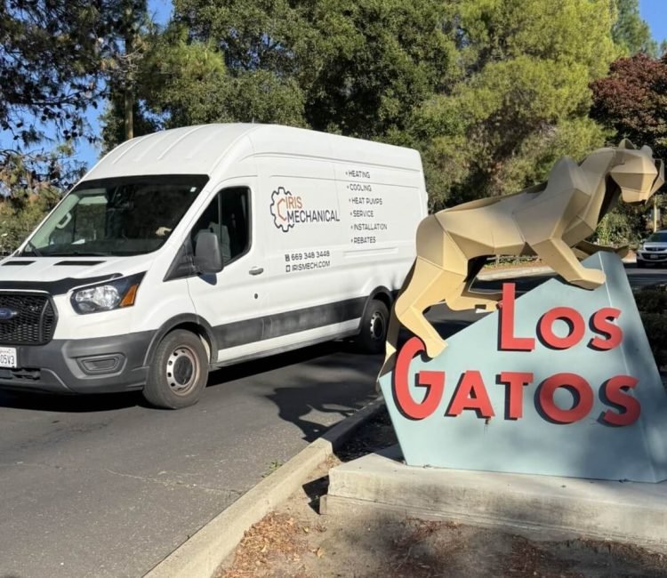 hvac contractor in los gatos sign